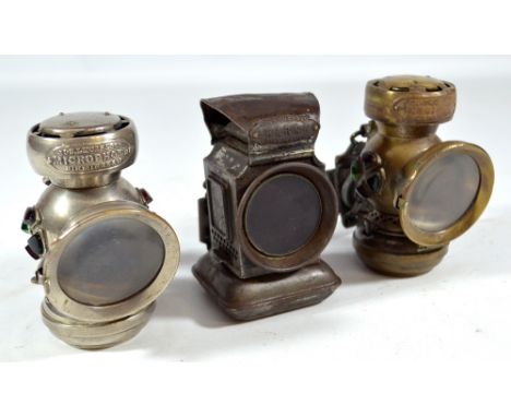 LUCAS; three vintage lamps comprising two Microphote and a Warna example (3).