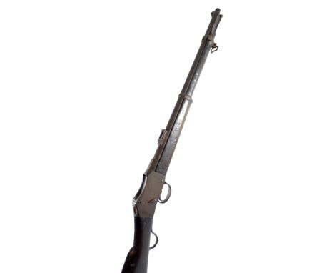 A Martini action 2-band rifle, length 96cm. CONDITION REPORT: PLEASE NOTE: we are unable to post this lot using our own in-ho