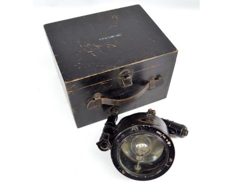 A cased AM signalling lamp, no.5A/760.