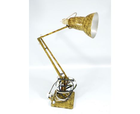 HERBERT TERRY; an original mid-20th century marbled Anglepoise lamp.