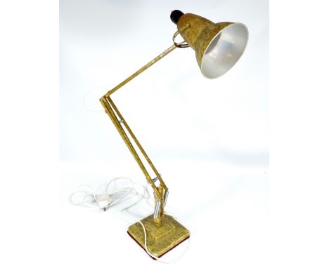HERBERT TERRY; an original mid-20th century marbled Anglepoise lamp.
