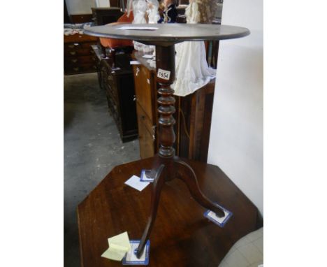 Victorian mahogany tripod wine table