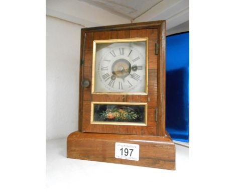 A small American mantel clock