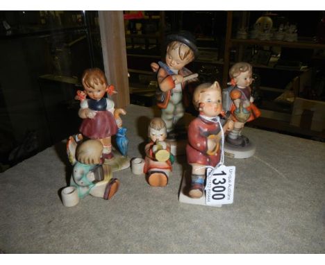 6 Goebel figures in good condition