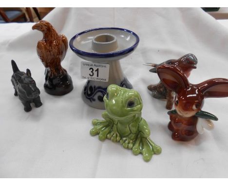 A quantity of Goebel and Beswick animals etc