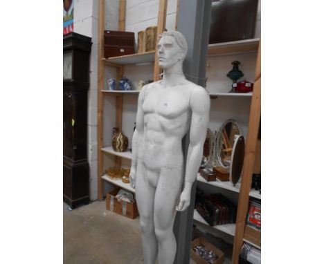 A mannequin of a man