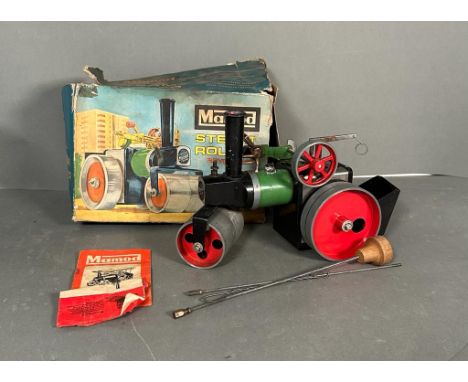 A Boxed Vintage Mamod steam roller