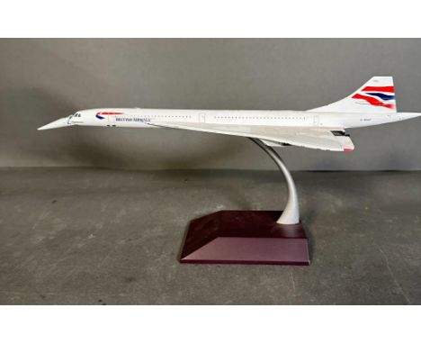 Concorde interest: A diecast model of Concorde