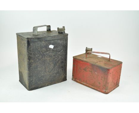 Two vintage petrol cans