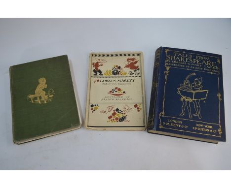 Rackham, Arthur, (ill): Rosetti, Christina, Goblin Market, paper cover, London George C. Harrap &amp; Co., 1939 edition; Lamb