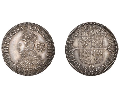 Elizabeth I (1558-1603), Milled coinage, Sixpence, 1562, mm. star, bust C, 2.92g/6h (Borden & Brown 24 [O2/R3], this coin cit