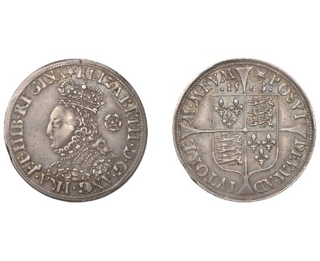 Elizabeth I (1558-1603), Milled coinage, Sixpence, 1563, mm. star, bust D, cross pattée on rev., pellet borders, 3.12g/8h (Bo