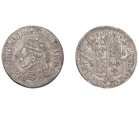 Elizabeth I (1558-1603), Milled coinage, Sixpence, 1571/0, mm. castle (over lis), bust G, 3.12g/7h (Borden & Brown 43 [O1/R1]