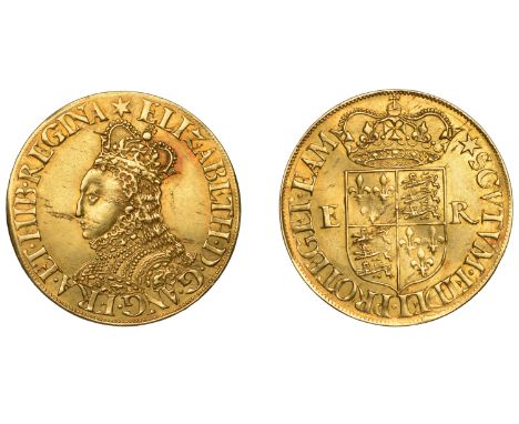 Elizabeth I (1558-1603), Milled coinage, Half-Pound, undated [1564], mm. star, bust D, elizabeth d g ang fra et hib regina, c