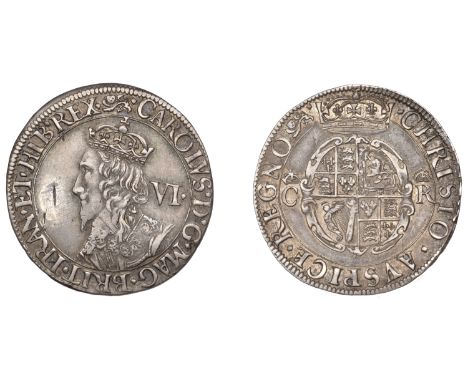 Charles I (1625-1649), York mint, Sixpence, mm. lion, crowned c r flanking shield, 2.78g/12h (Besly 1B; Carlyon-Britton, BNJ 