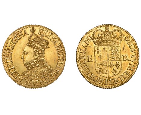 Elizabeth I (1558-1603), Milled coinage, Half-Pound, undated [1567-8], mm. lis, bust E, elizabeth d g ang fra et hib regina, 