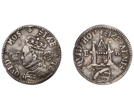 Elizabeth I (1558-1603), Medals, Defence of the Realm, [c. 1570], a cast silver medal, unsigned [by E. Mestrelle], qvid nos s