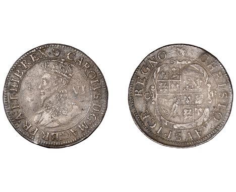 Charles I (1625-1649), Tower mint, Sixpence, Gp D, mm. harp, reads mag br fra et hib, 2.86g/4h (SCBI Brooker 607, same obv. d