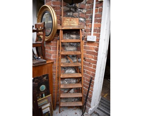 An old beechwood ladder.&nbsp;&nbsp; 