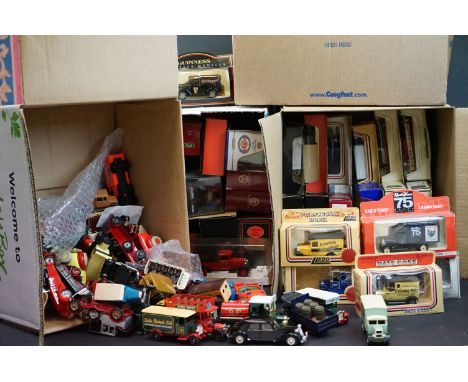 45 Boxed diecast models to include Lledo, EFE, Corgi, Solido &amp; Matchbox plus a quantity of unboxed diecast models and 5 x