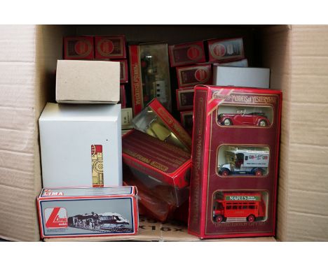 Around 50 boxed diecast models, mostly Matchbox Models Of Yesteryear, to include Y-17 1938 Hispano Suiza, Y-21 1926 Ford Mode