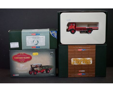 Four boxed ltd edn Corgi diecast models to include Premium Models Fleets of Renown 23601 Robsons of Carlisle, Vintage Glory o