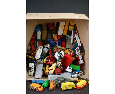 Quantity of play worn diecast models to include Corgi &amp; Matchbox, mainly from the 1980s 