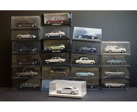 22 Cased / boxed Pauls Model Art diecast models, diecast excellent, cases gd overall 