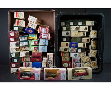 Around 70 diecast models mainly featuring Lledo plus Corgi and Matchbox (two boxed) 
