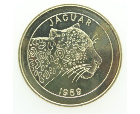 1989 - World Savers Jaguar edition token - UNC condition. UK P&amp;P Group 0 (£6+VAT for the first lot and £1+VAT for subsequ