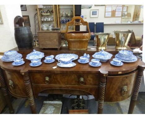 A Spode 'Italian' six setting breakfast/dinner/tea set comprising forty six pieces.