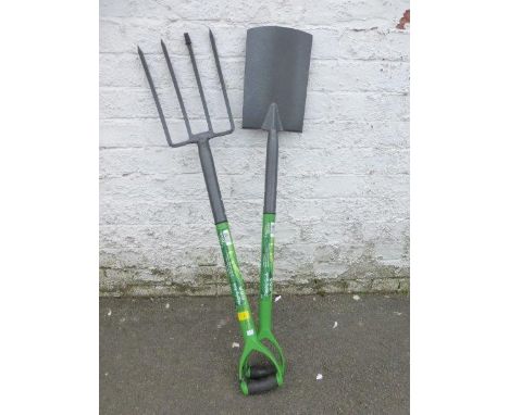 A Green Blade digging fork and spade set.