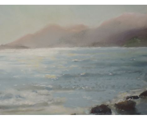 A pastel sketch, B M Kaye, Ullswater, signed and attributed verso, 10.5in x 14.5in