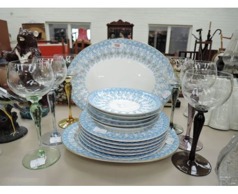 A selection of vintage ceramic plates by Royal Worcester Rd No. 68548