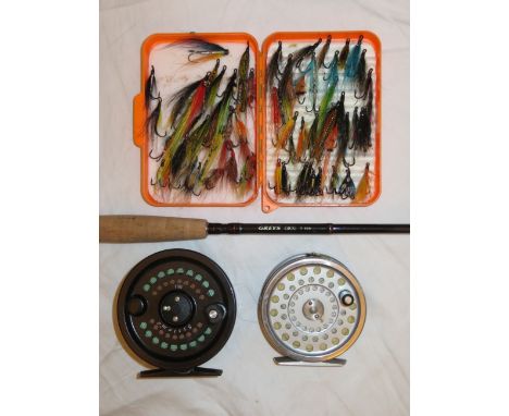 GREYS GRXI #5/6 TROUT FLY REEL + 4 Spools With Line + 2 Extra