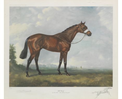 Juliet McLeod (British, born 1917)Racehorses 'Mill Reef' &amp; 'Brigadier Gerard' signed 'Juliet McLeod' in pencil, limited e