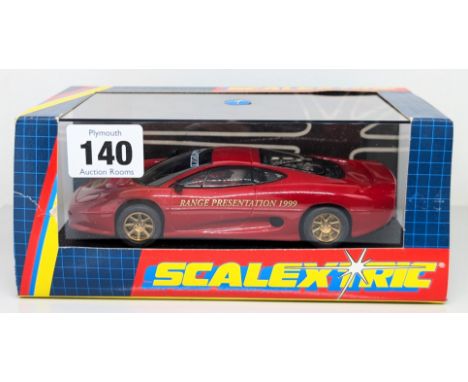 Scalextric, 1999 Retailer Range Presentation- C2228- limited edition 253/300- 'Red Jaguar XJ220 model slot car, boxed.