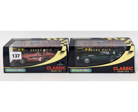 Scalextric, Classic Grand Prix- C2662- 'Vanwall F1 1958' model slot car, with C2662- 'Maserati 250F 'Jean Behra' model, all b