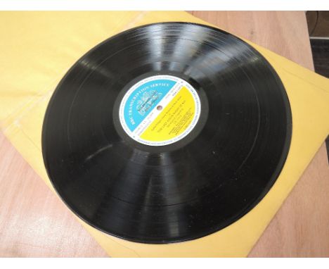 A vintage BBC transcription vinyl record, 'The Last Goon Show of All'