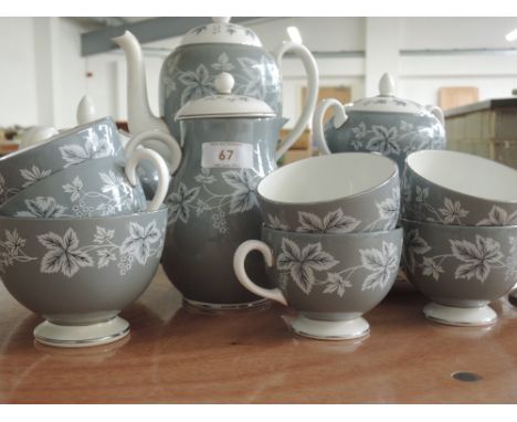 A tea and coffee service Wedgwood 'Moselle'