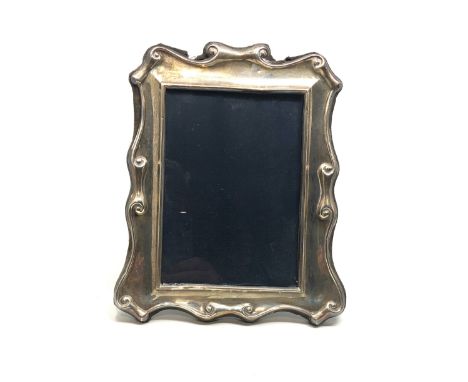 large vintage silver picture frame measures approx 25cm by 21cm 