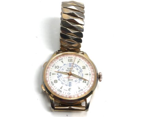 Vintage Fero Feldmann sport swiss  gents wristwatch hand winding the watch is ticking 