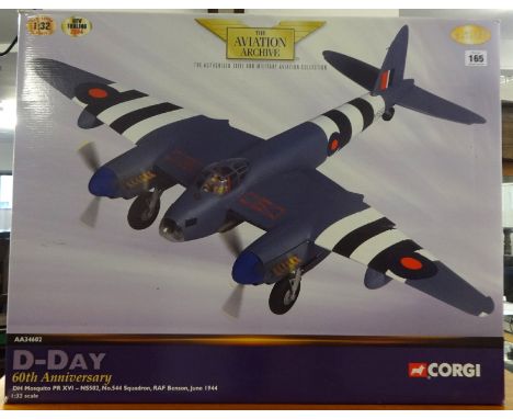 Corgi Aviation Archive a model of D-Day 60th Anniversary DH Mosquito scale 1:32 (one model).