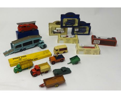 Dinky Toys Pullmore Car Transporter, also Dinky Dodge and 555 Fire Engine other models ..