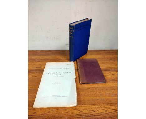 ELLIOTT ROBERT.&nbsp;&nbsp;The Gretna Green Register ... With An Introduction &amp; Appendix by the Rev. Caleb Brown. 82pp. E