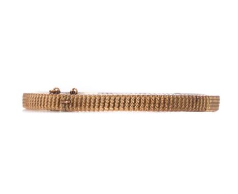 ETRUSCAN REVIVAL DIAMOND BANGLE,with two star set diamonds and beadwork decoration, along with a broken bangle, each in nine 