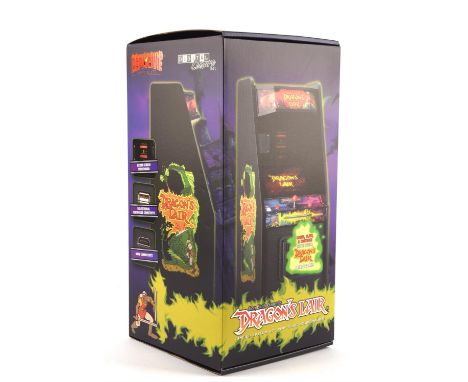 New Wave Toys x RepliCade 1/6 Scale Dragon's Lair Arcade Machine Item is complete, boxed and in excellent condition Item come