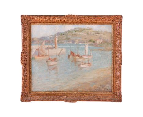 William Lee-Hankey (British,1869 - 1952), Carbis Bay Cornwall, signed (lower right) and inscribed verso, oil on canvas, 37 x 