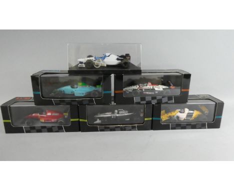 A Collection of 54 Boxed Onyx Models to Include 9 088 Leyton House March Ivan Capelle Number 16, 9 092 Minardi M190 Barilla N