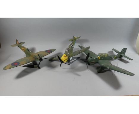 A Collection of Three 1-24 Scale Model Aircraft 